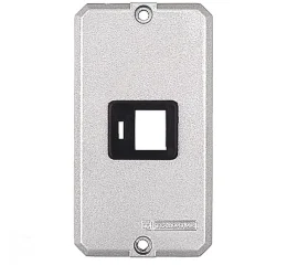 Tampa para condulete 1/2" e 3/4" com 1 posto com suporte para RJ Tramontina